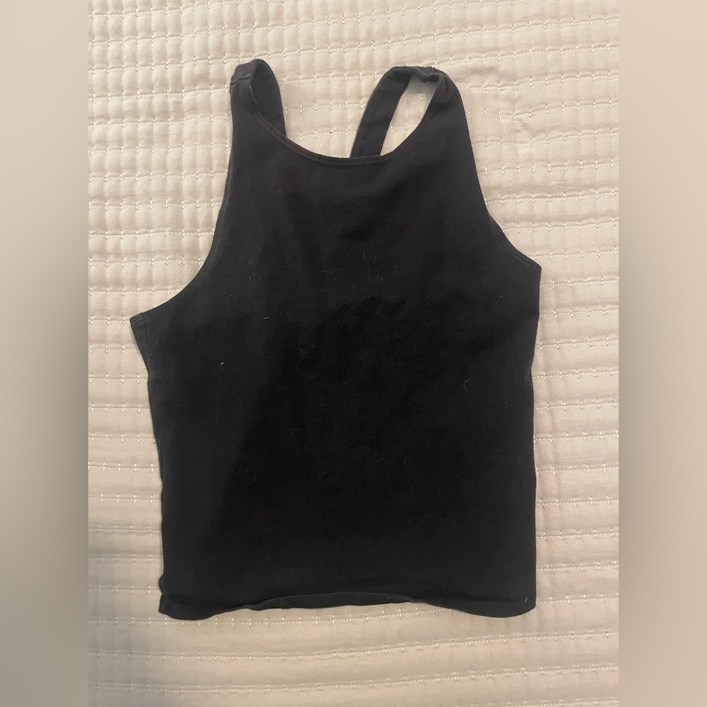 Abercrombie black tank size small